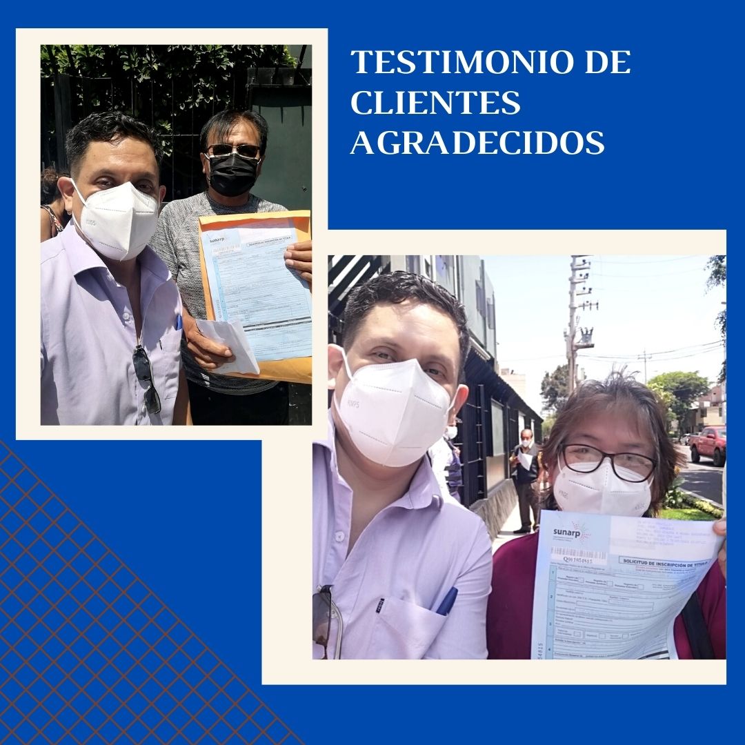 Inscripción en SUNARP exitosa